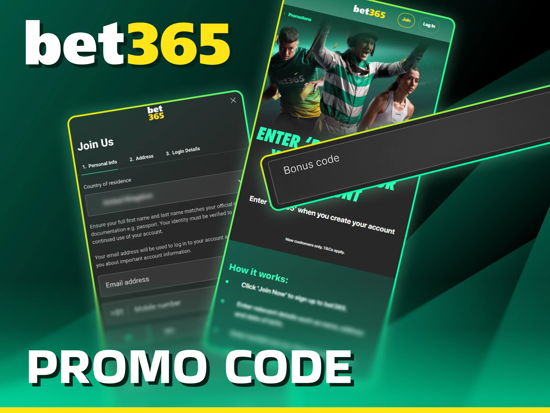 Use a special Bet365 app promo code to boost your gaming balance.