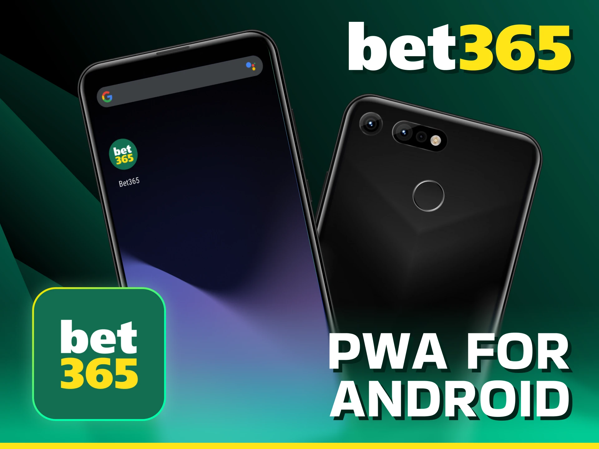Install the Bet365 PWA on Android.